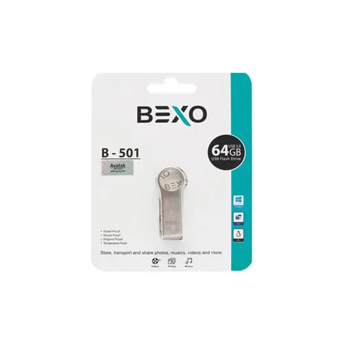 فلش 64GB مدل BEXO B-501 – مشکی