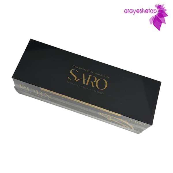 ست احیاکننده و جوانساز پوست سارو (Saro) – سرم آمپولی PDRN بازسازی‌کننده