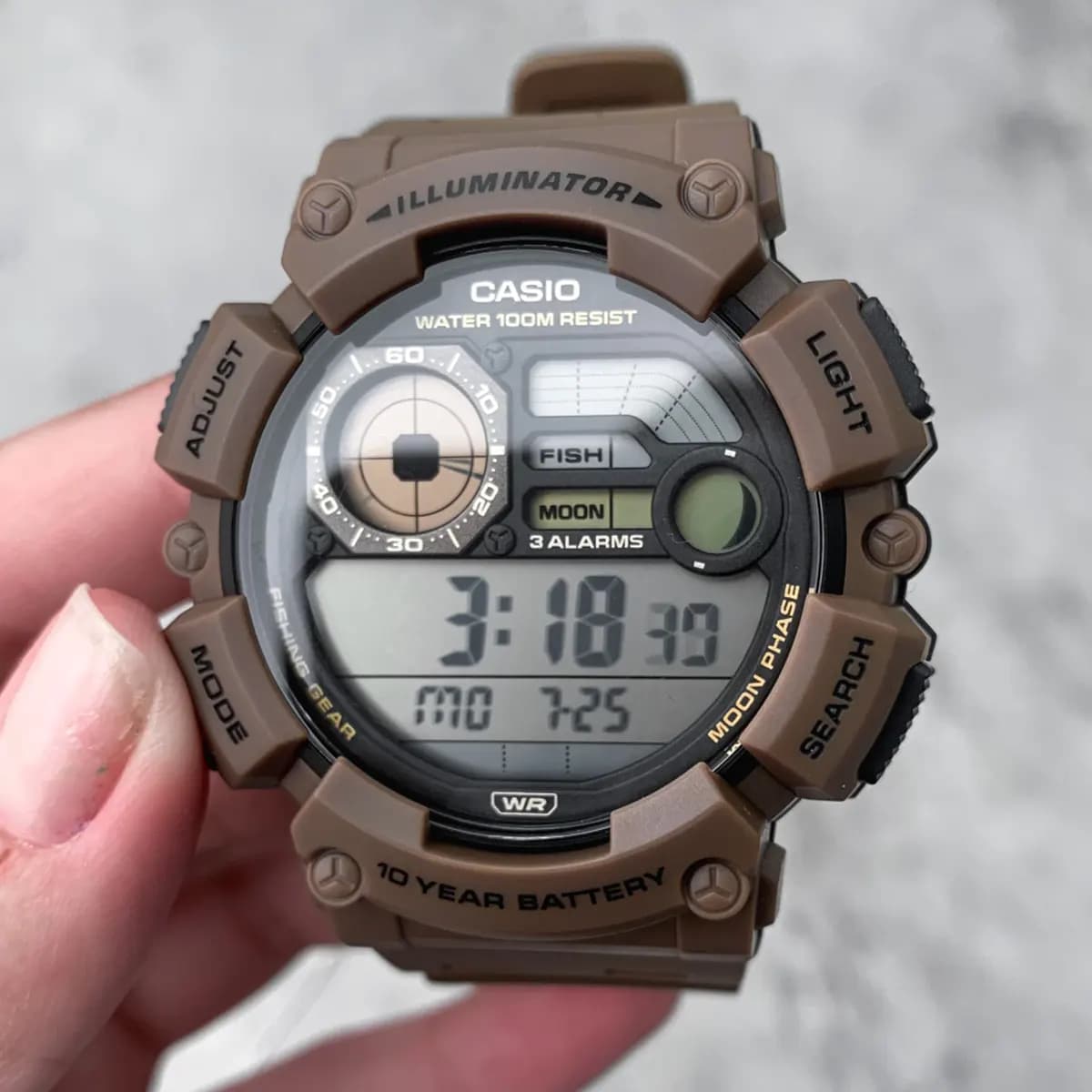 ساعت مچی کاسیو مردانه CASIO WS-1500H-5AVDF — تصویر ۸