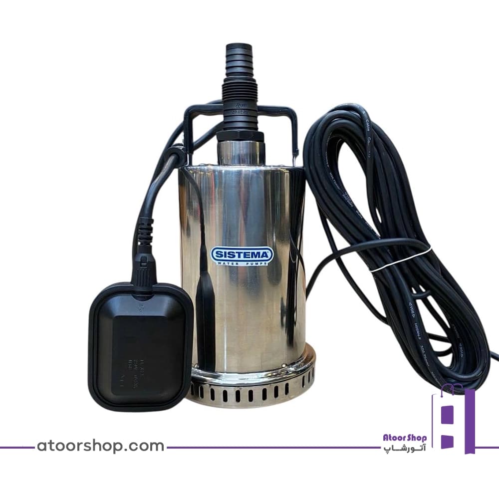 پمپ کفکش استیل 1 و 1/4 اینچ 6/8 متری سیستما ایتالیا Sistema TDX 400 — تصویر ۲