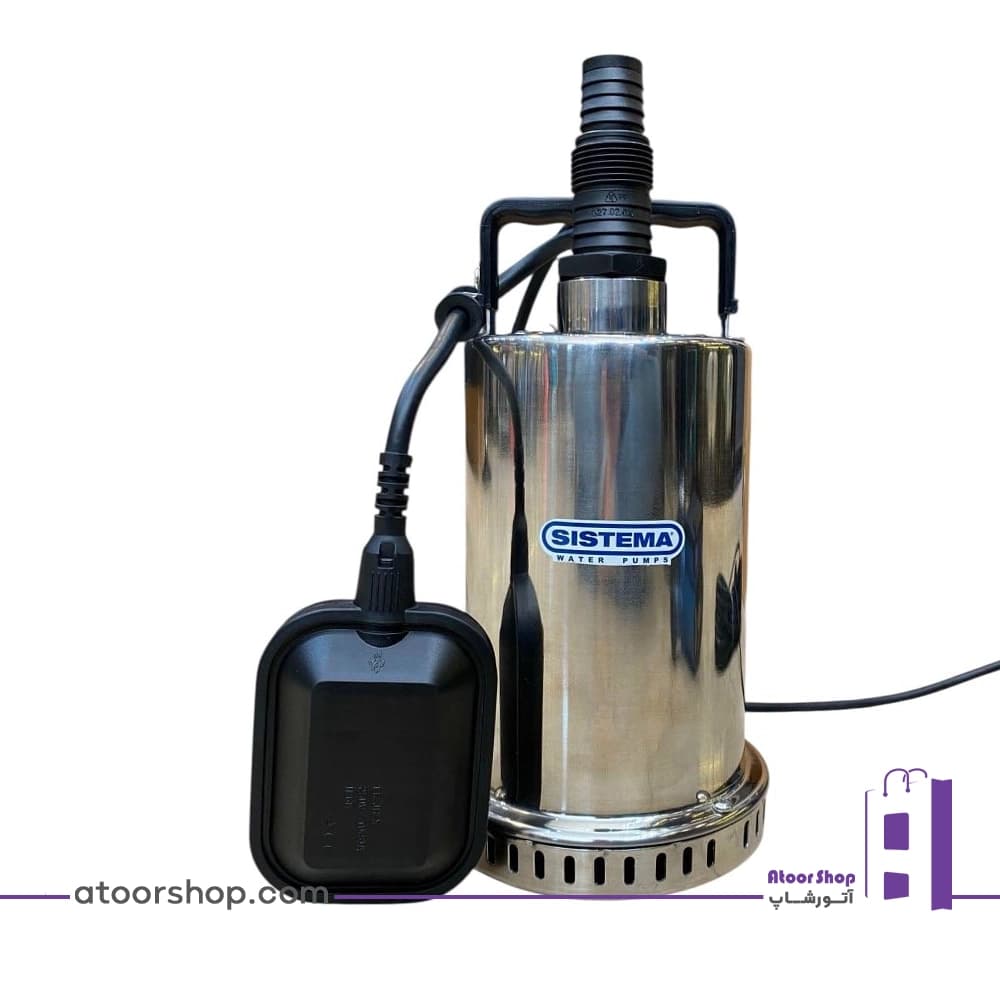 پمپ کفکش استیل 1 و 1/4 اینچ 6/8 متری سیستما ایتالیا Sistema TDX 400