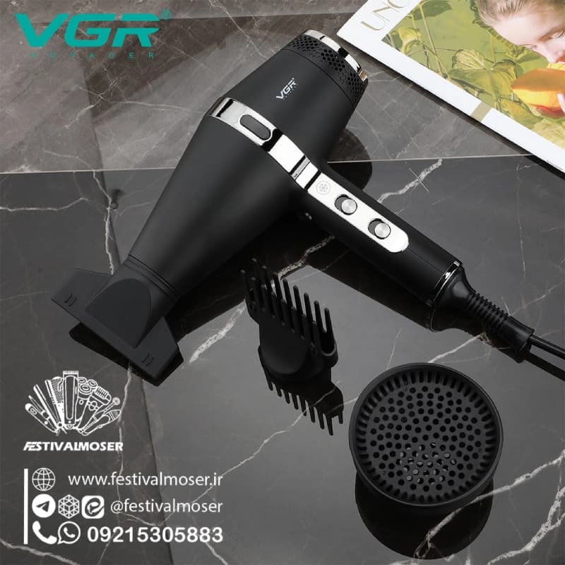 سشوار وی جی آر مدل V-451 — تصویر ۴