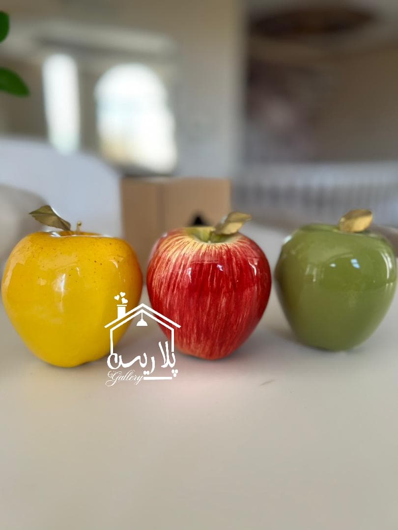 سیب سرامیکی در۳رنگ ۱۹۰۸۳