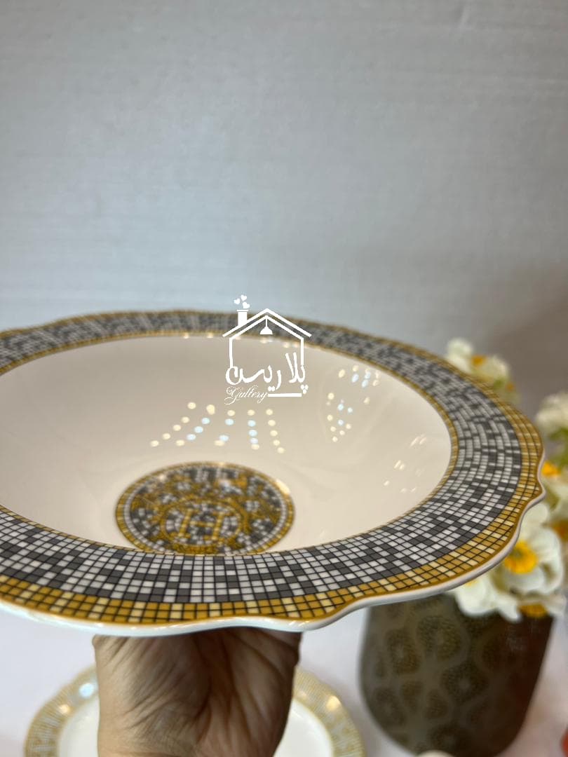 سرویس غذاخوری 28پارچه بن چاینا ونتی(VENTI)هرمس 43269 — تصویر ۳