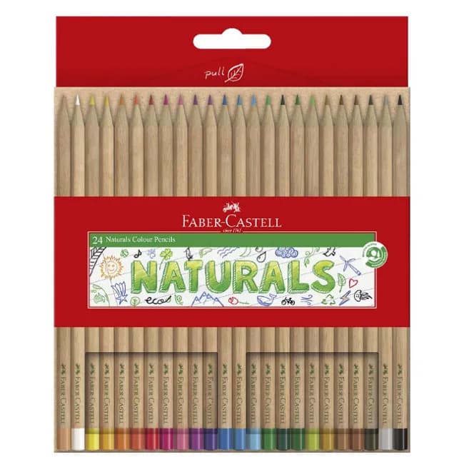 مداد رنگی 24 رنگ فابر کاستل مدل NATURALS