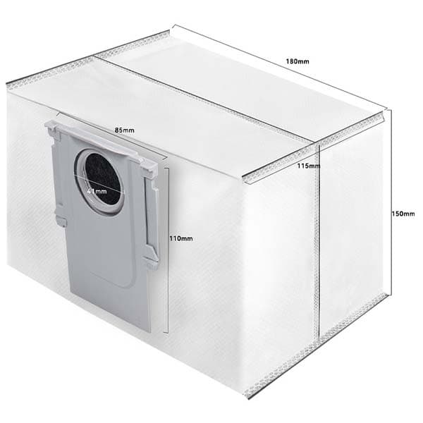 کیسه آنتی باکتریال جارو رباتیک شیائومی مدل Roborock S8 Pro Ultra — تصویر ۲