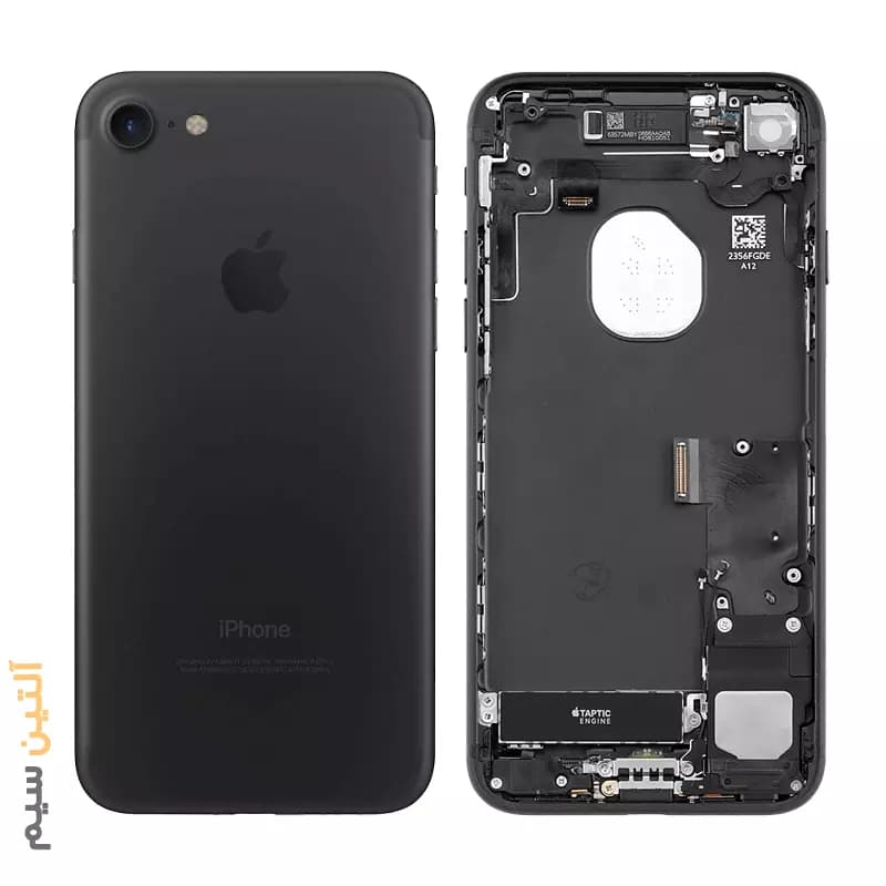 شاسی و قاب کامل مشکی مات (بافلت) آیفون COVER IPHONE 7G