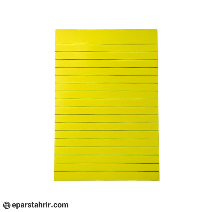 کاغذ یادداشت کایزر (SK388) لبه چسب دار A6 خط دار — تصویر ۲