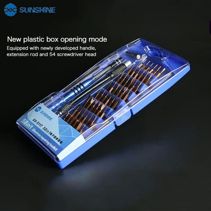 ست پیچ گوشتی 58 عددی مدل Sunshine SS-5117 — تصویر ۵