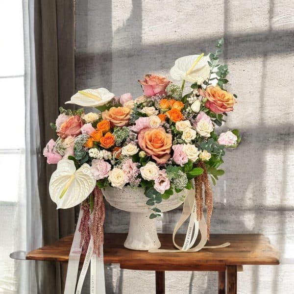 ارسال گل طبیعی برای بانک سینا شعبه طالقانی تهران
