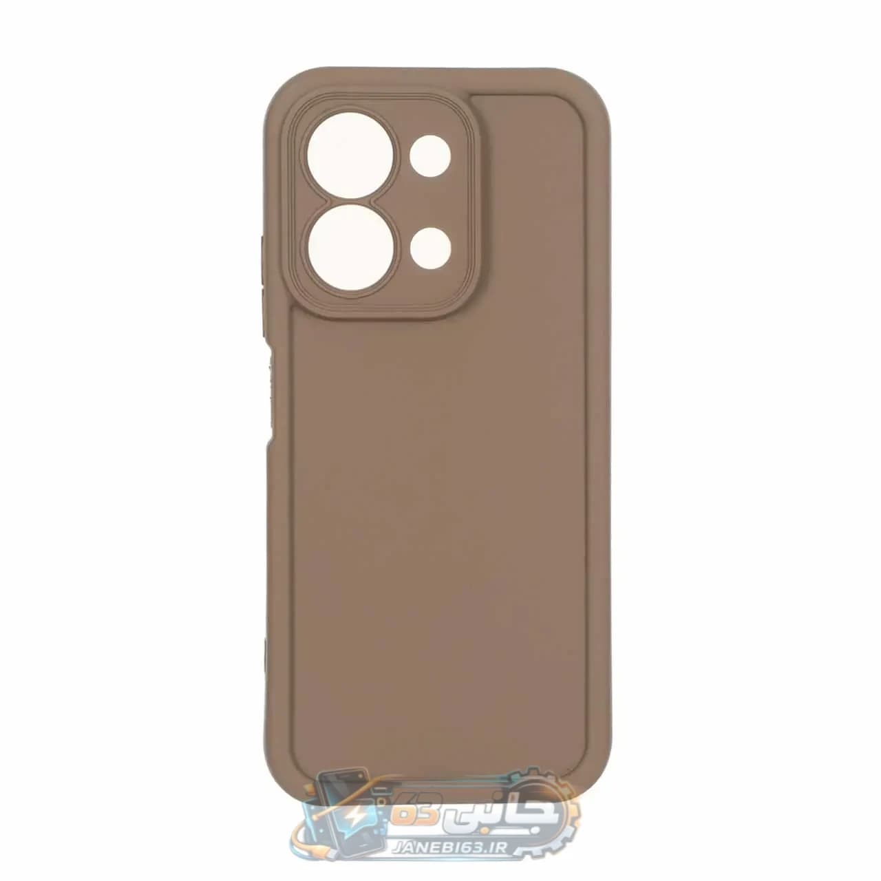 قاب Solid Case مدل نسخه گلوبال Xiaomi Redmi 15C / Poco C85 – قهوه ای