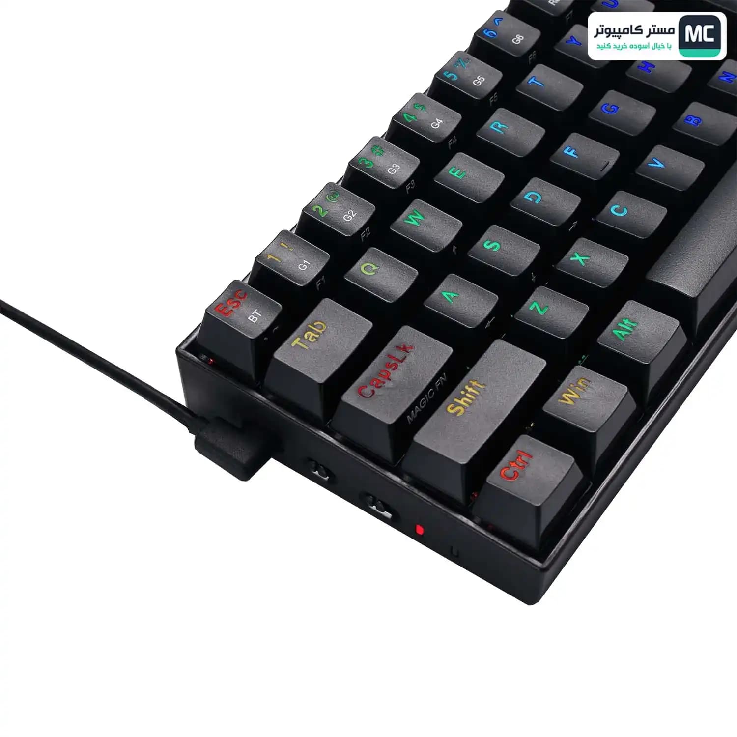 کیبورد بی سیم مکانیکال گیمینگ ردراگون Draconic K530 RGB — تصویر ۶