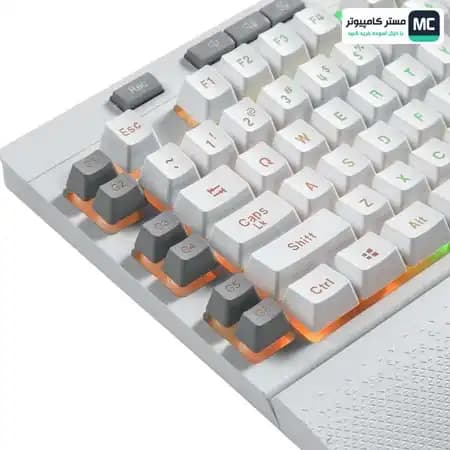 کیبورد گیمینگ ردراگون K512 SHIVA RGB White — تصویر ۲