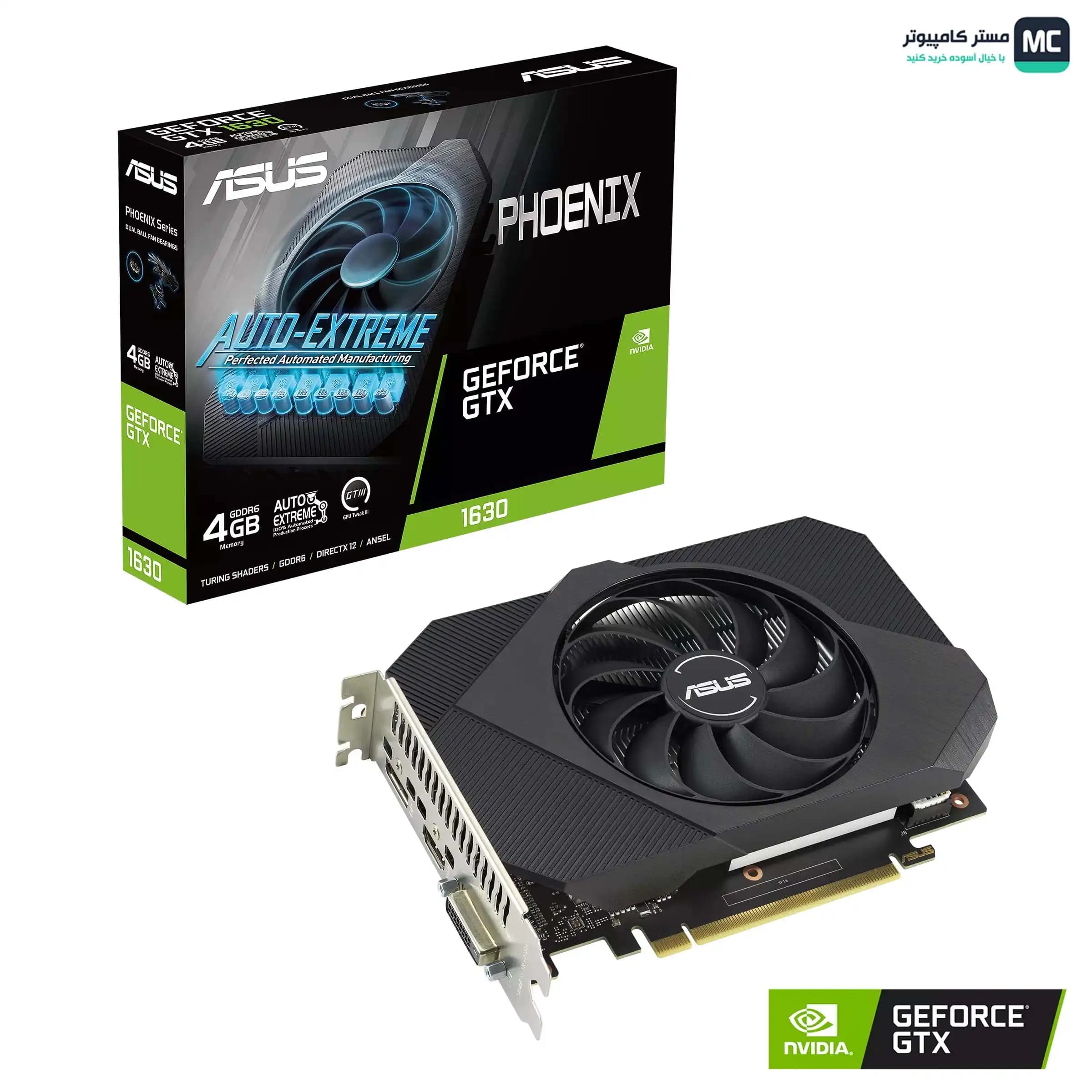 کارت گرافیک ایسوس Phoenix GTX 1630 4GB — تصویر ۳