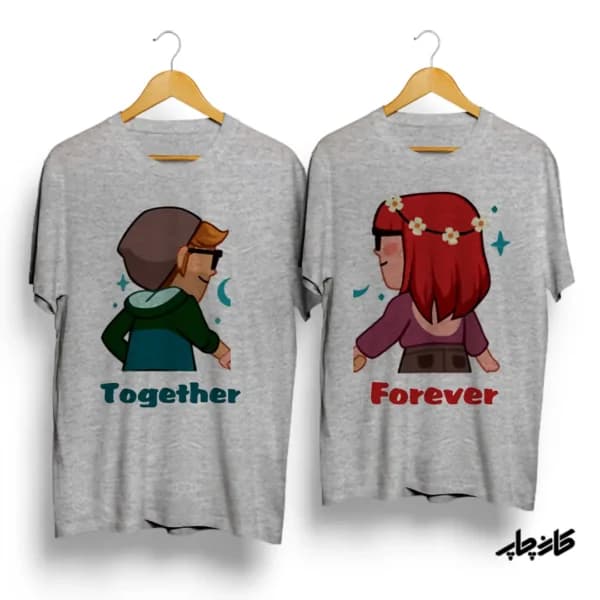 تیشرت ست دختر و پسر Togeder forever — تصویر ۲
