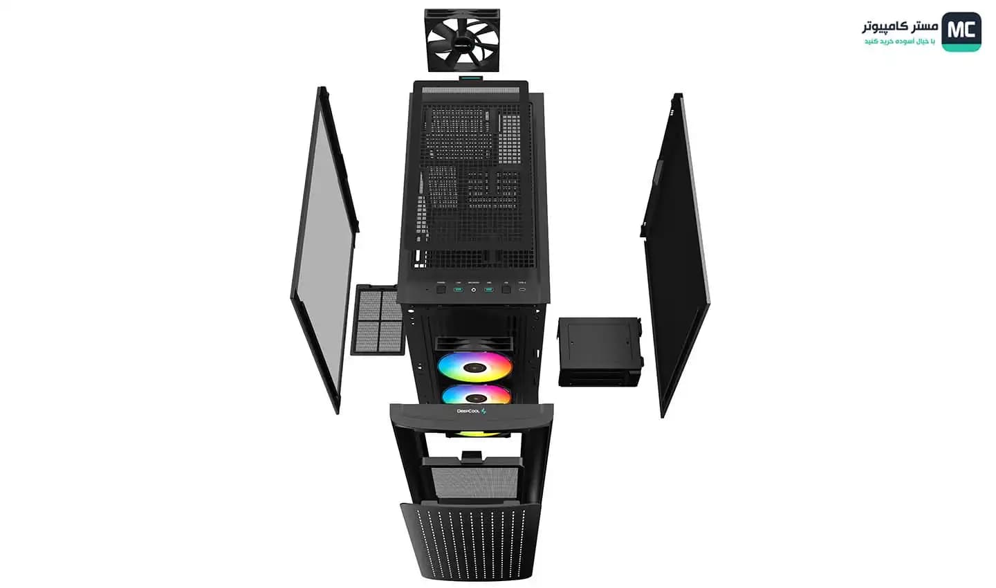 کیس دیپ کول CK560 Black — تصویر ۳