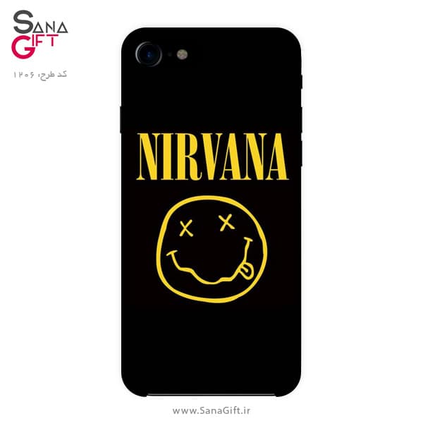 قاب موبایل طرح لوگو گروه موسیقی نیروانا – Nirvana