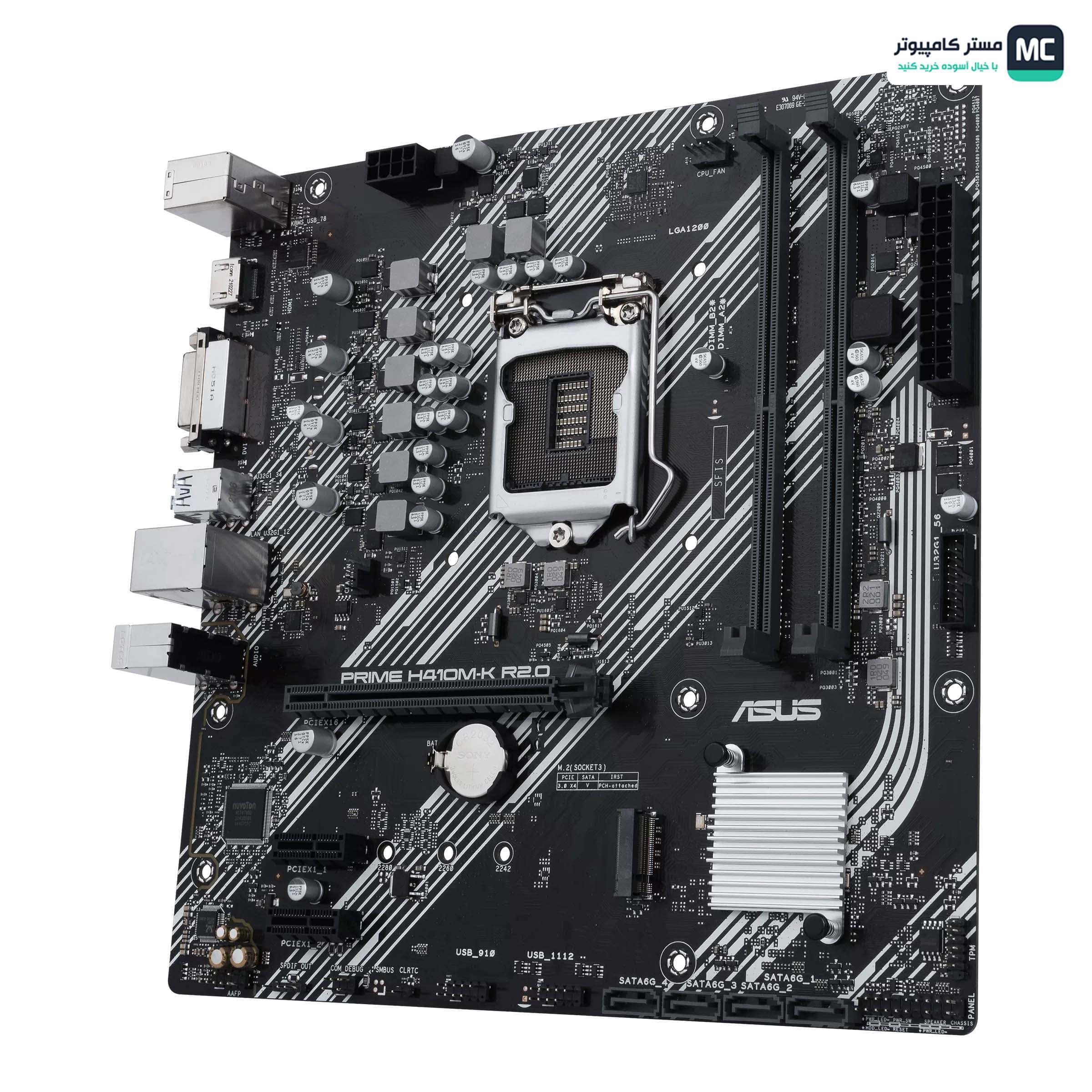 مادربرد ایسوس PRIME H410M-K R2.0 — تصویر ۴