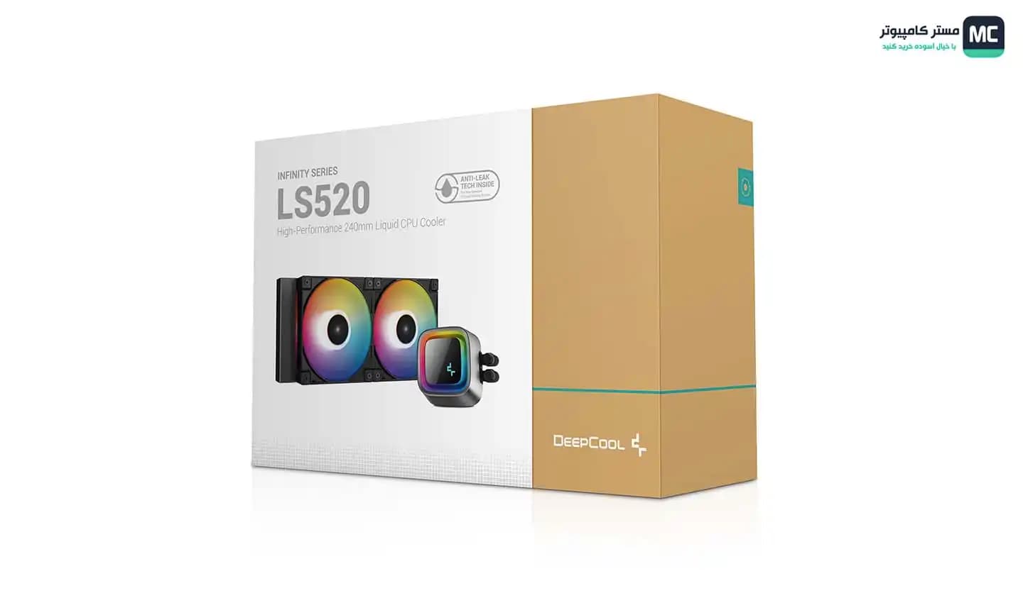 خنک کننده مایع پردازنده دیپ کول LS520 Black (LGA1700) — تصویر ۲