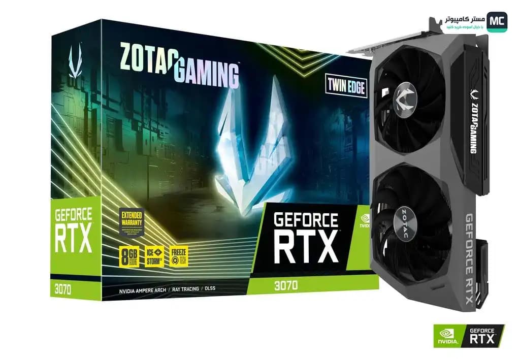 کارت گرافیک زوتاک RTX 3070 Twin Edge 8GB (درحدنو) — تصویر ۶
