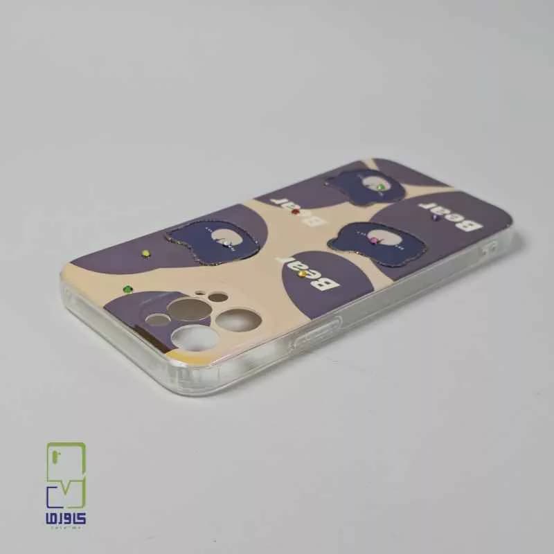 قاب دخترانه آیفون 14 پرو مکس | هولوگرامی خرسی – iPhone 14 Pro Max — تصویر ۴