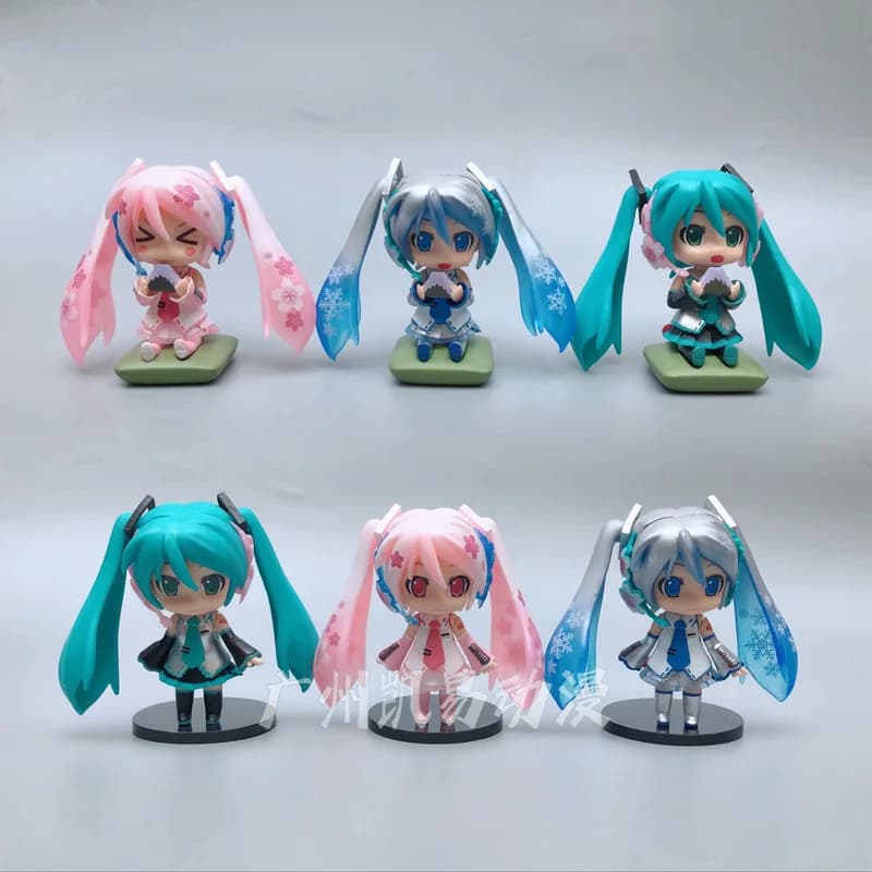 فيگور هاتسونه Hatsune Miku مجموعه 6 عددی کد 01 — تصویر ۲