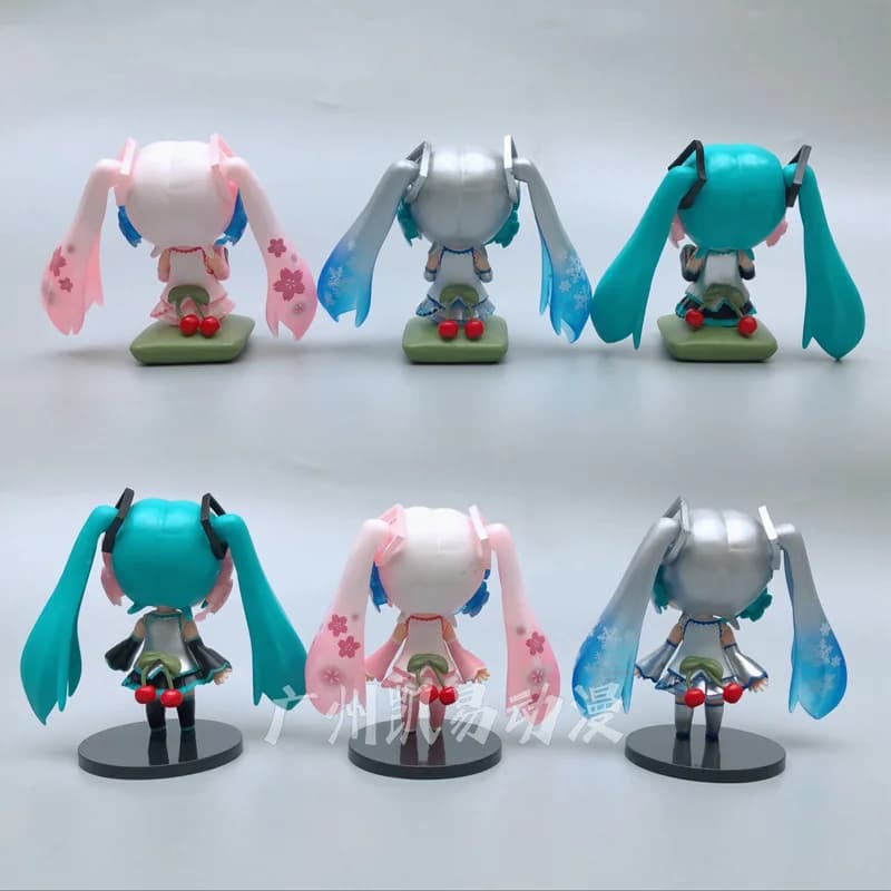 فيگور هاتسونه Hatsune Miku مجموعه 6 عددی کد 01 — تصویر ۳