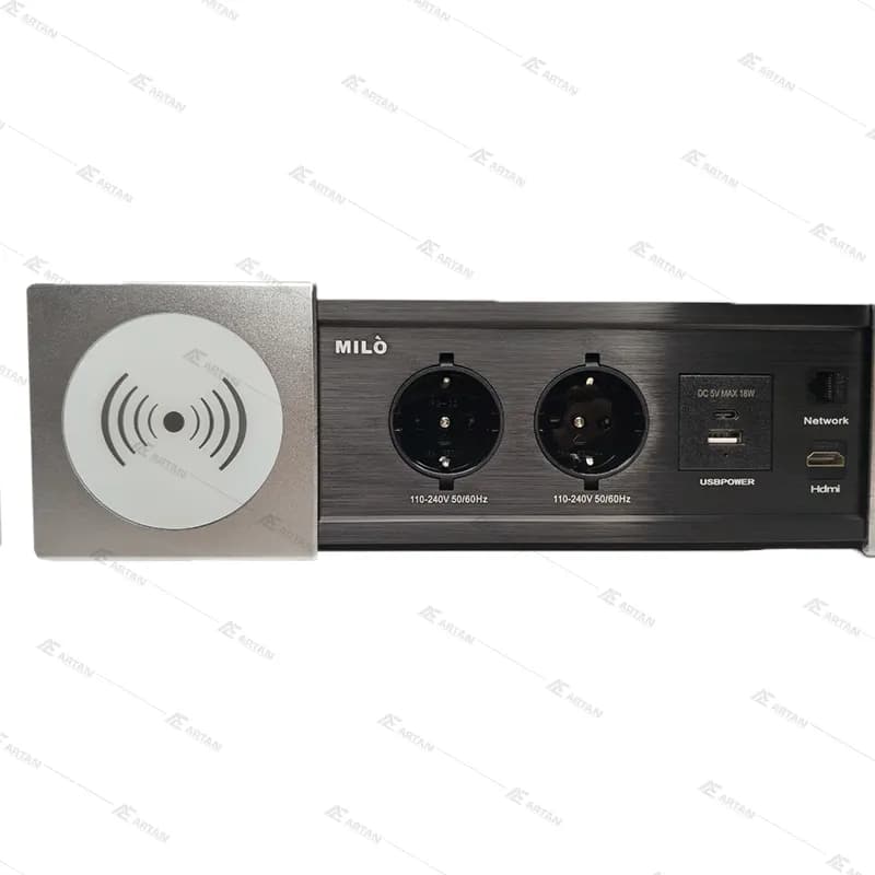 پریز توکار مدل SM303 میلو — تصویر ۲