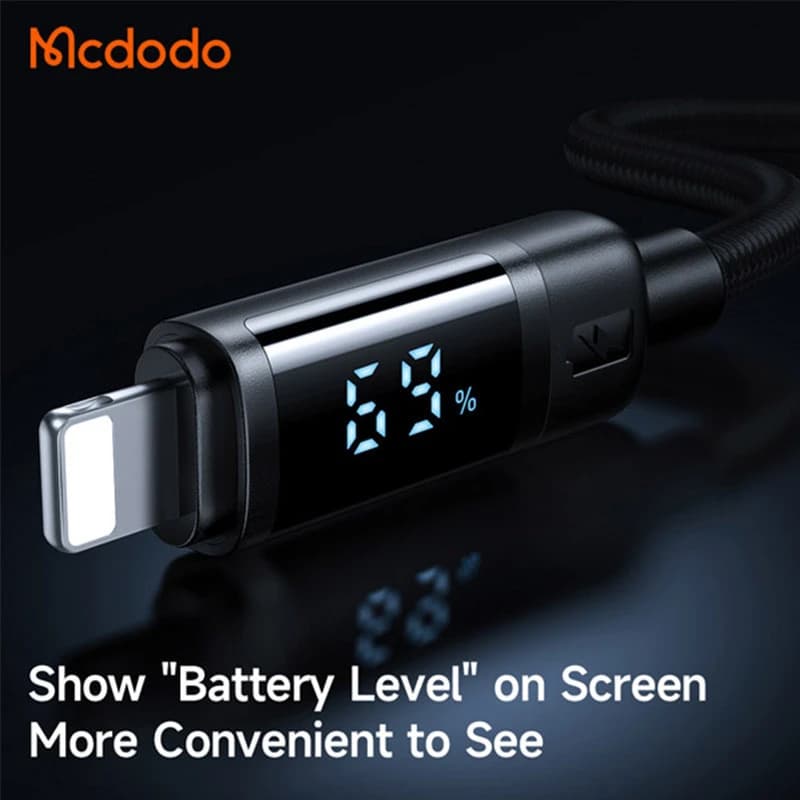 کابل لایتنینگ فست شارژ 3 آمپر مک دودو MCDODO CA-5000 — تصویر ۲