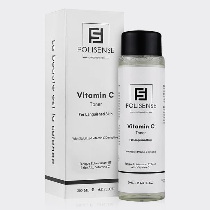 تونر روشن‌کننده ویتامین C فولیسنس Folisense Vitamin C Toner 200ml — تصویر ۲