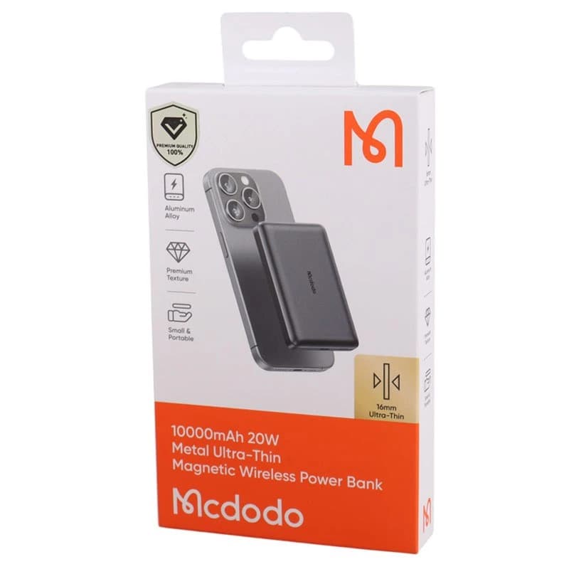 پاوربانک وایرلس (بی‌سیم) 10000mAh مک دودو مدل MC-4651 — تصویر ۸