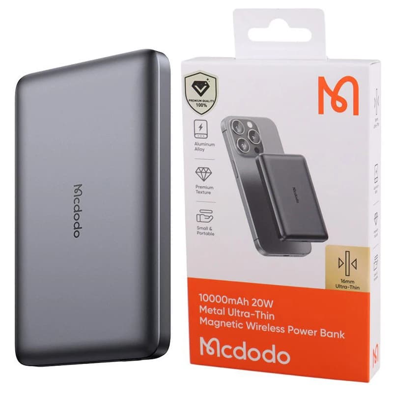 پاوربانک وایرلس (بی‌سیم) 10000mAh مک دودو مدل MC-4651 — تصویر ۵