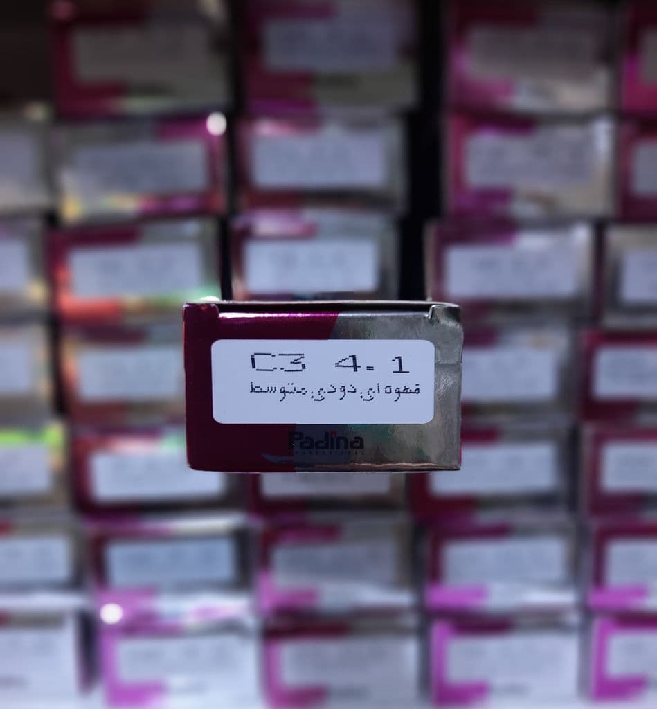 رنگ مو پادینا شماره C3-4-1 حجم 100 میلی لیتر رنگ قهوه ای دودی متوسط — تصویر ۲