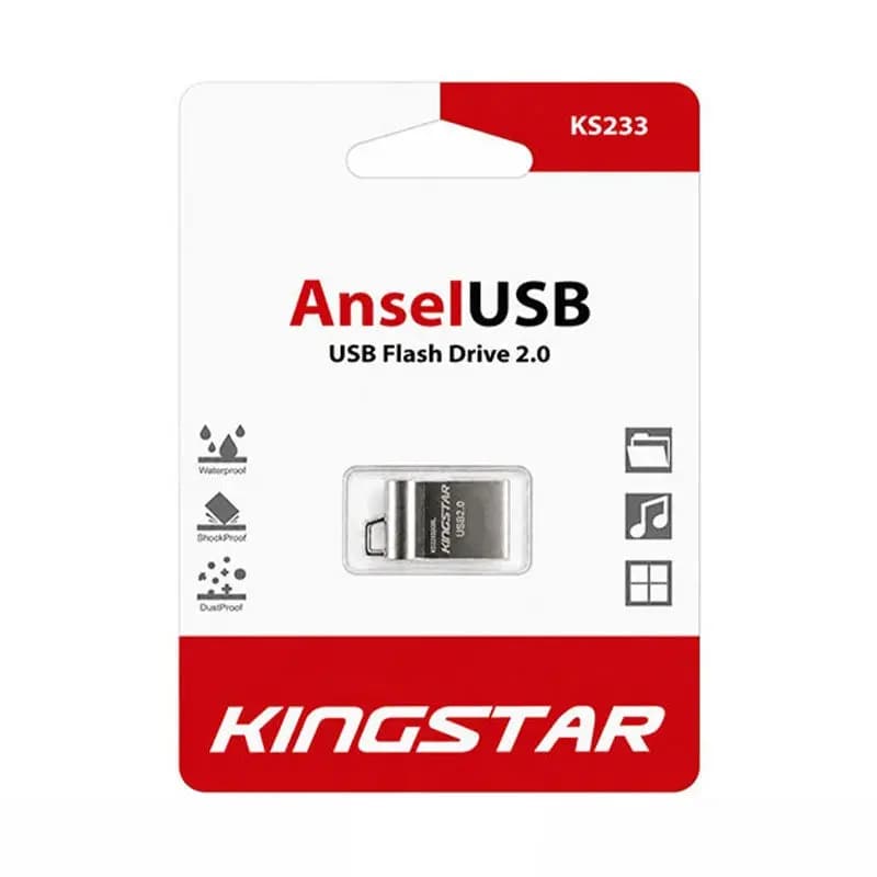 فلش مموری 16 گیگ کینگ استار KingStar Ansel KS233 USB2.0 — تصویر ۲