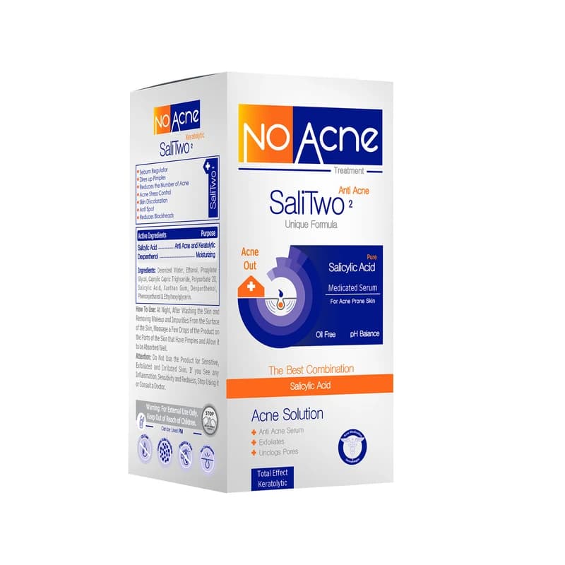 سرم ضد جوش سالیسیلیک اسید نوآکنه No Acne Sali Two Serum 30ml — تصویر ۵