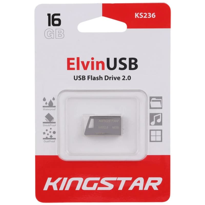 فلش 16 گیگ کینگ استار KingStar Elvin KS236 — تصویر ۲