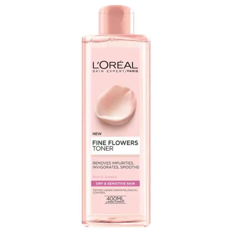 تونر گل رز صورتی لورآل Loreal مدل Rose and Jasmine — تصویر ۲