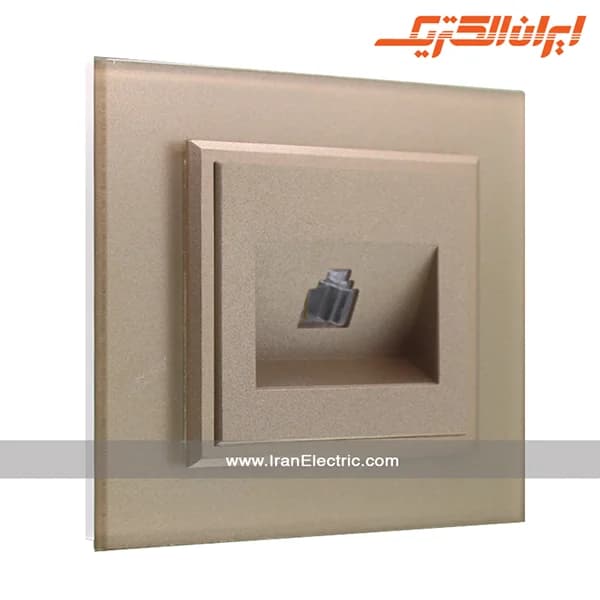 سوکت تلفن برلیان کریستال بژ
