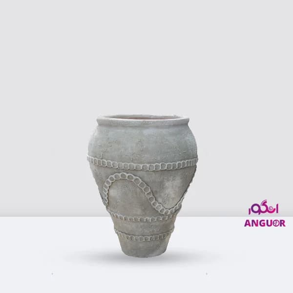 گلدان سفالی طرح مصری