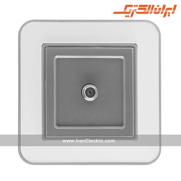 پریز آنتن SAT ارس نقره‌ای زه سفید میان نقره — تصویر ۲