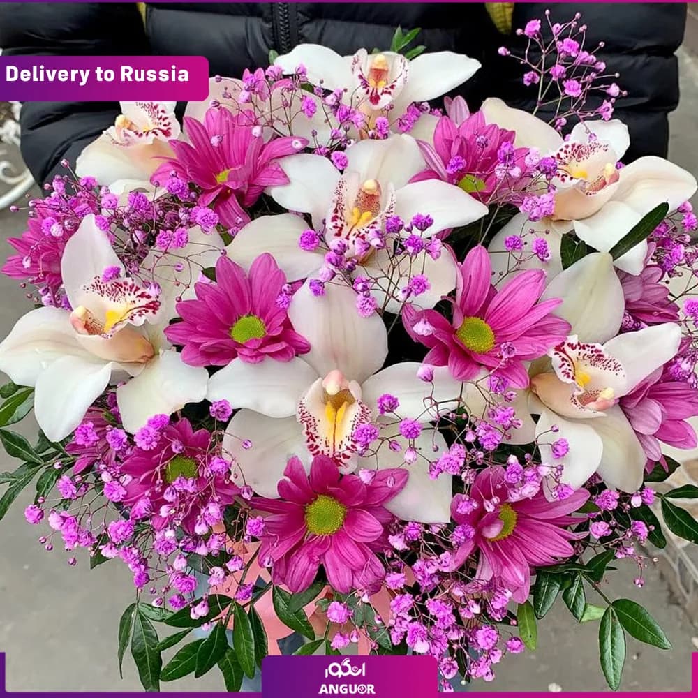 باکس گل شگفتی (ارسال گل به روسیه) — تصویر ۳