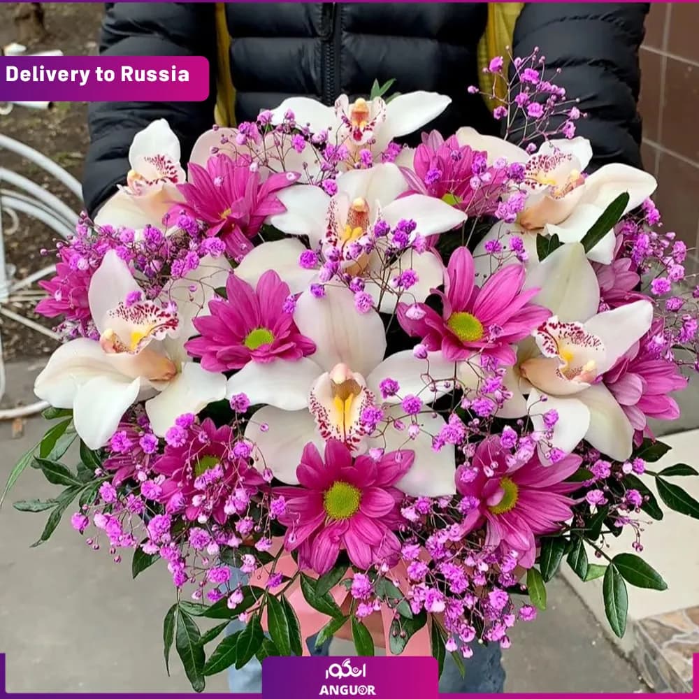 باکس گل شگفتی (ارسال گل به روسیه) — تصویر ۲
