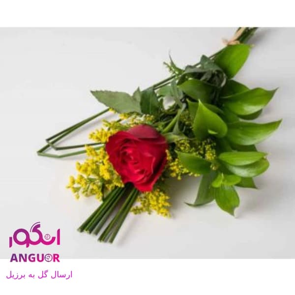 دسته گل تک رز (ارسال گل به برزیل)