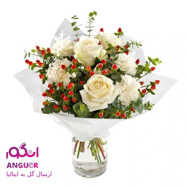 دسته گل برفی (ارسال گل به ایتالیا)