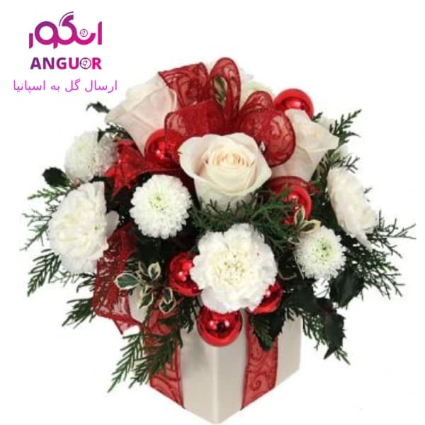 باکس گل کریسمس(ارسال گل به اسپانیا)