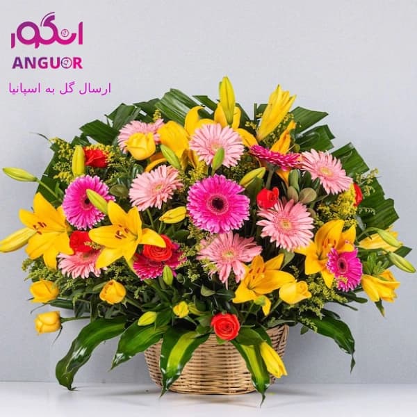 باکس گل لوکس (ارسال گل به اسپانیا)