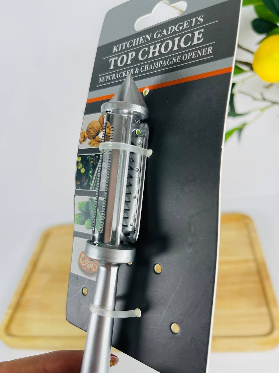 پوست کن قلمی 4 کاره استیل وارداتی TOP CHOICE — تصویر ۲