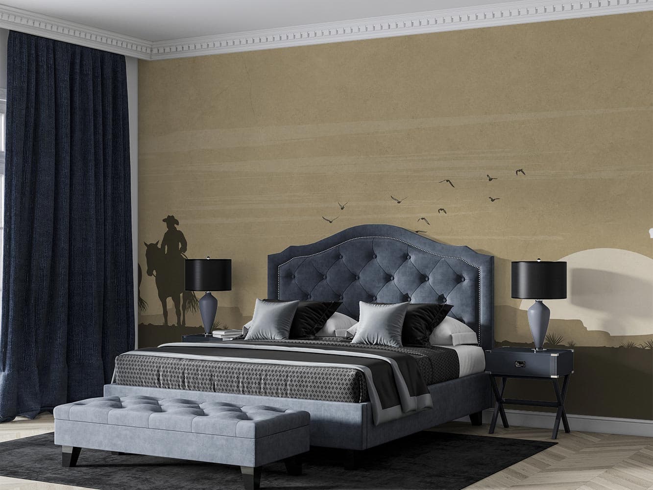 پوستر دیواری منظره کویر و بیابان M10242400 — تصویر ۳