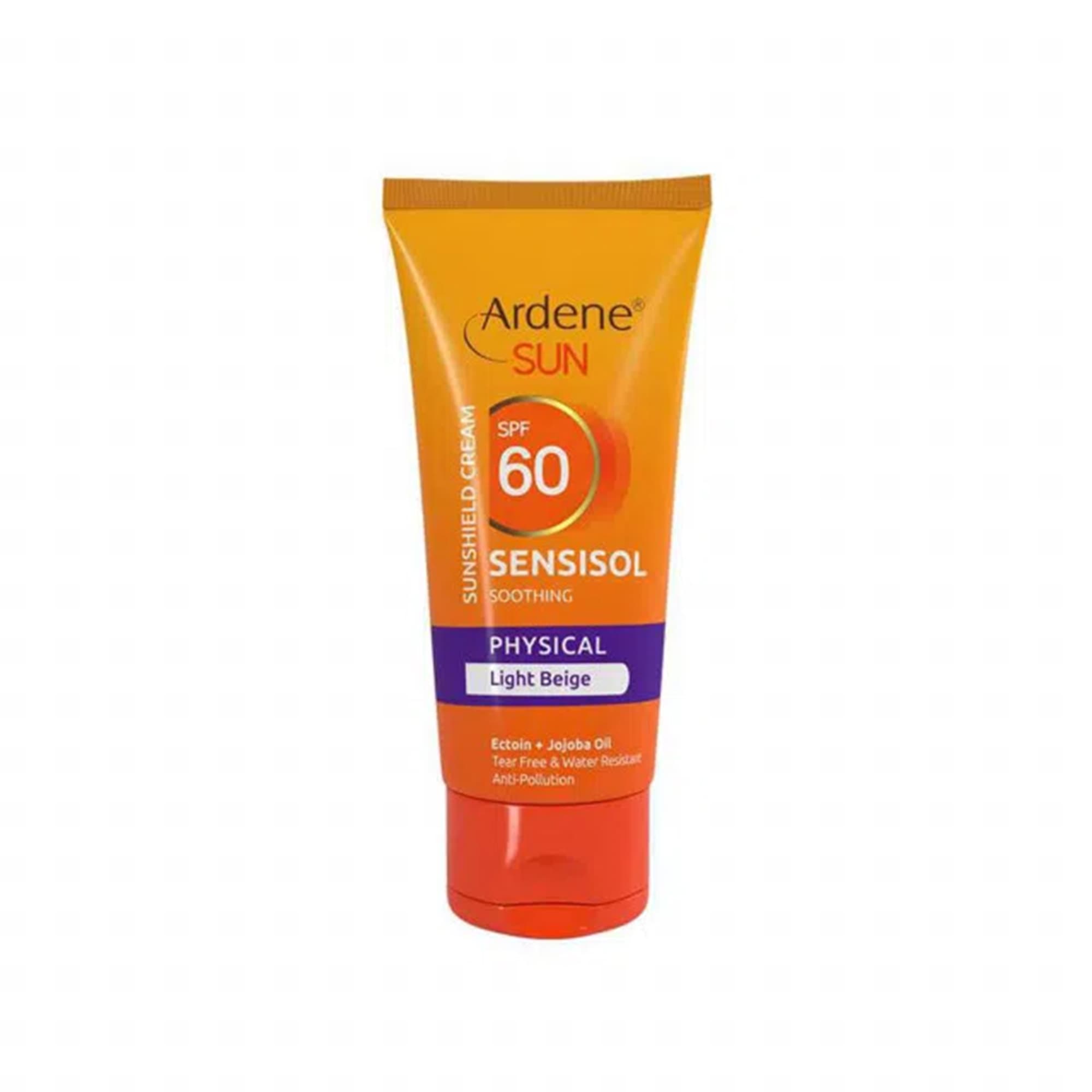 کرم ضد آفتاب فیزیکال سنسی سول آردن سان SPF60 رنگ بژ روشن مناسب پوست حساس 50 میل — تصویر ۳