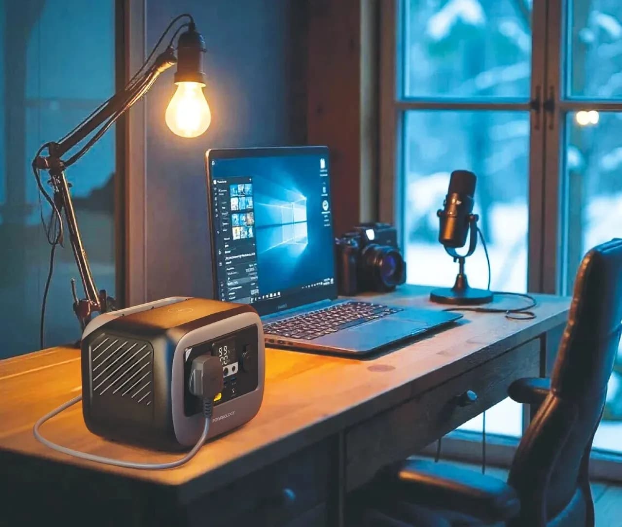پاور استیشن قابل حمل پاورولوژی Pater I 300 وات مدل PWGC300GY — تصویر ۵